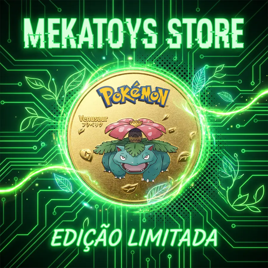 Moeda colecionável Bulbasaur
