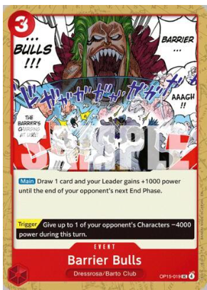 Barrier Bulls (OP15-019)
