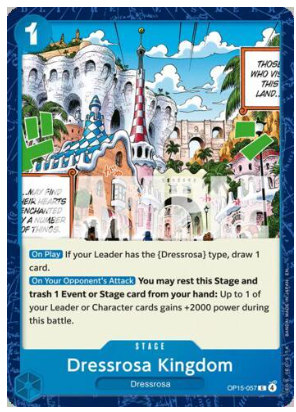 Dressrosa Kingdom (OP15-057)