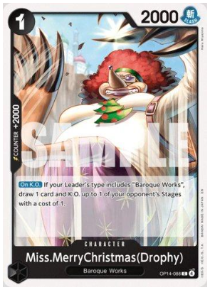Miss.MerryChristmas (Drophy) (OP14-088)